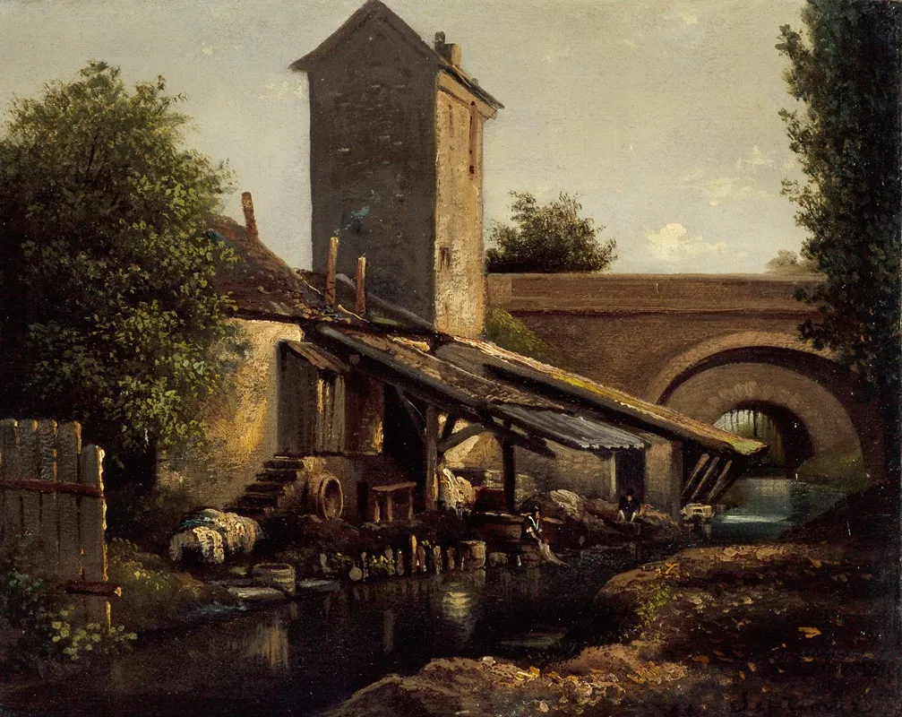 La Poterne Des Peupliers Wall Art by Arthur Calame - High-Resolution Digital Print