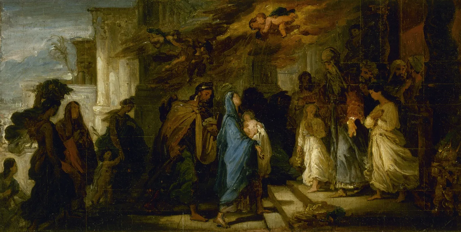 La Presentation Au Temple Wall Art by François Joseph Heim - High-Resolution Digital Print
