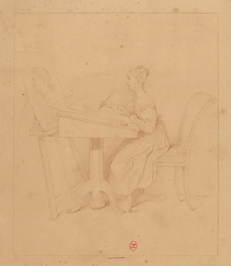 La Princesse Marie Dorleans Wall Art by Louis-Pierre Henriquel-Dupont - High-Resolution Digital Print