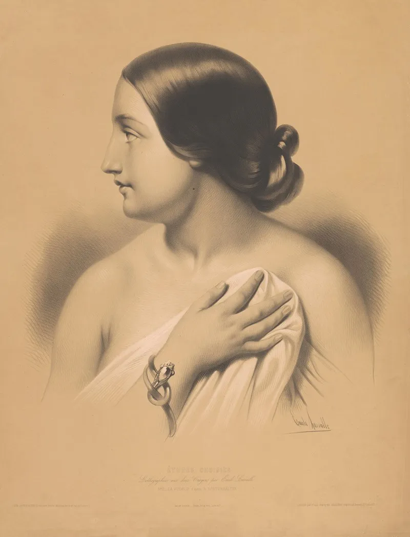 La Pudeur Wall Art by Emile Lassalle - High-Resolution Digital Print