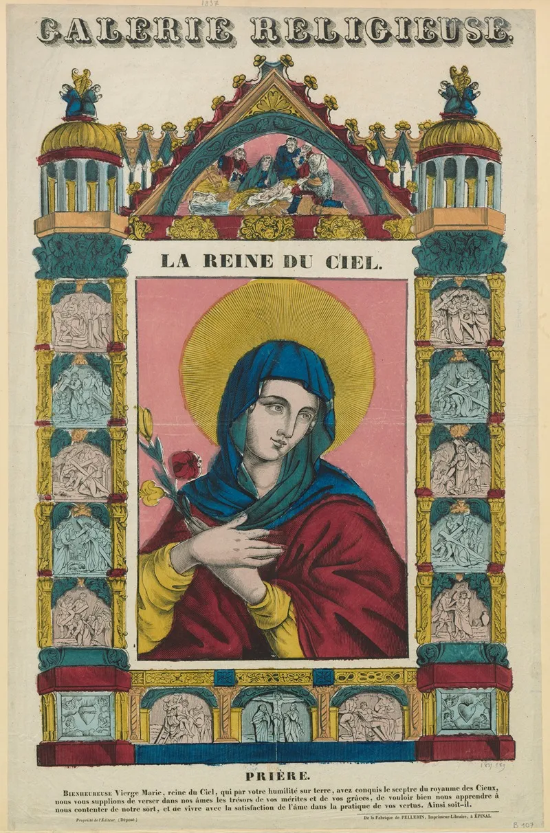 La Reine Du Ciel Wall Art by Imp. Pellerin & Cie - High-Resolution Digital Print