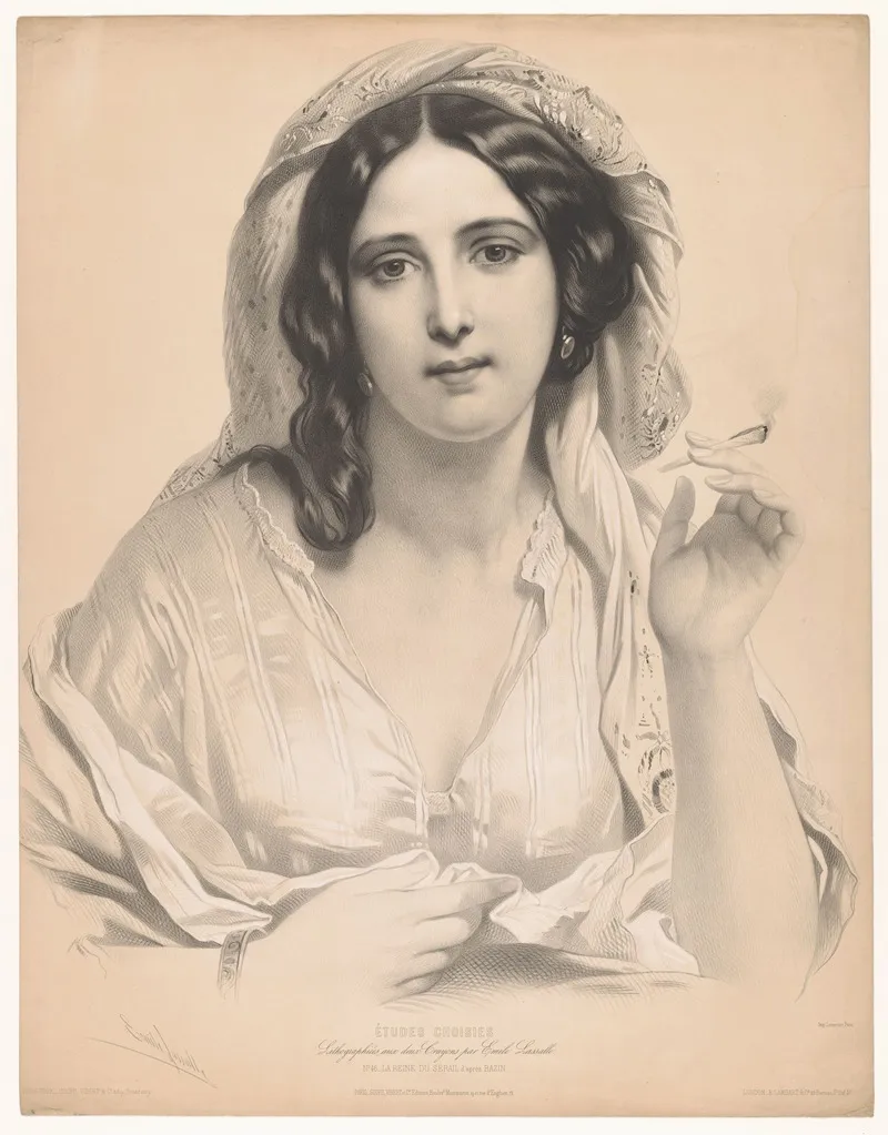 La Reine Du Serail Wall Art by Emile Lassalle - High-Resolution Digital Print