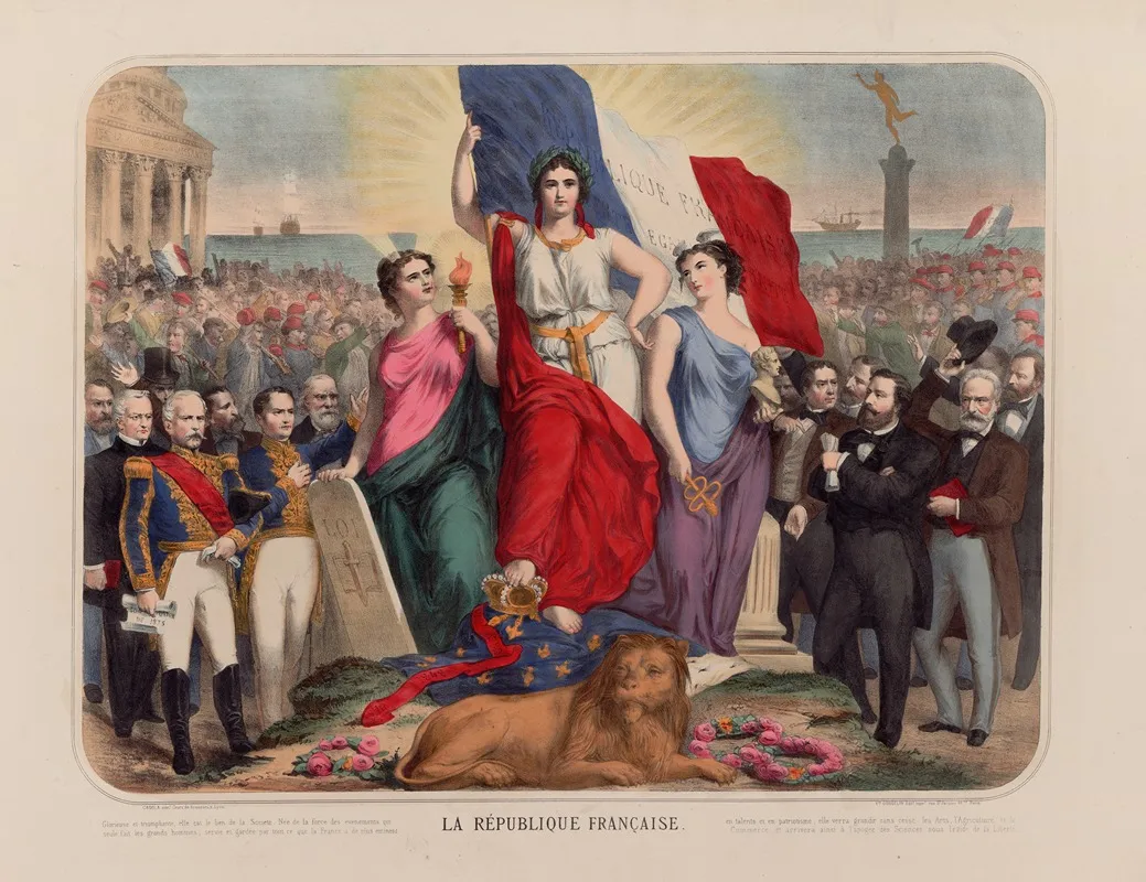 La Republique Francaise Wall Art by Gosselin - High-Resolution Digital Print
