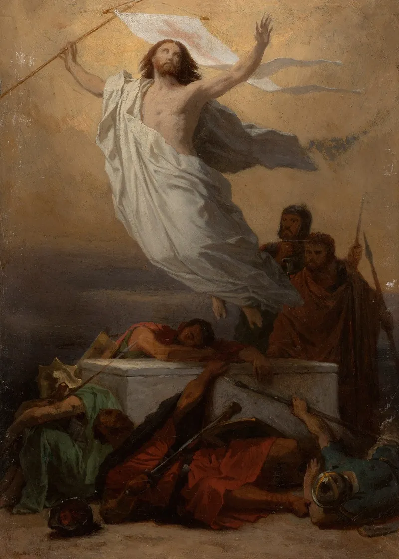 La Resurrection Du Christ 2 Wall Art by Émile Signol - High-Resolution Digital Print