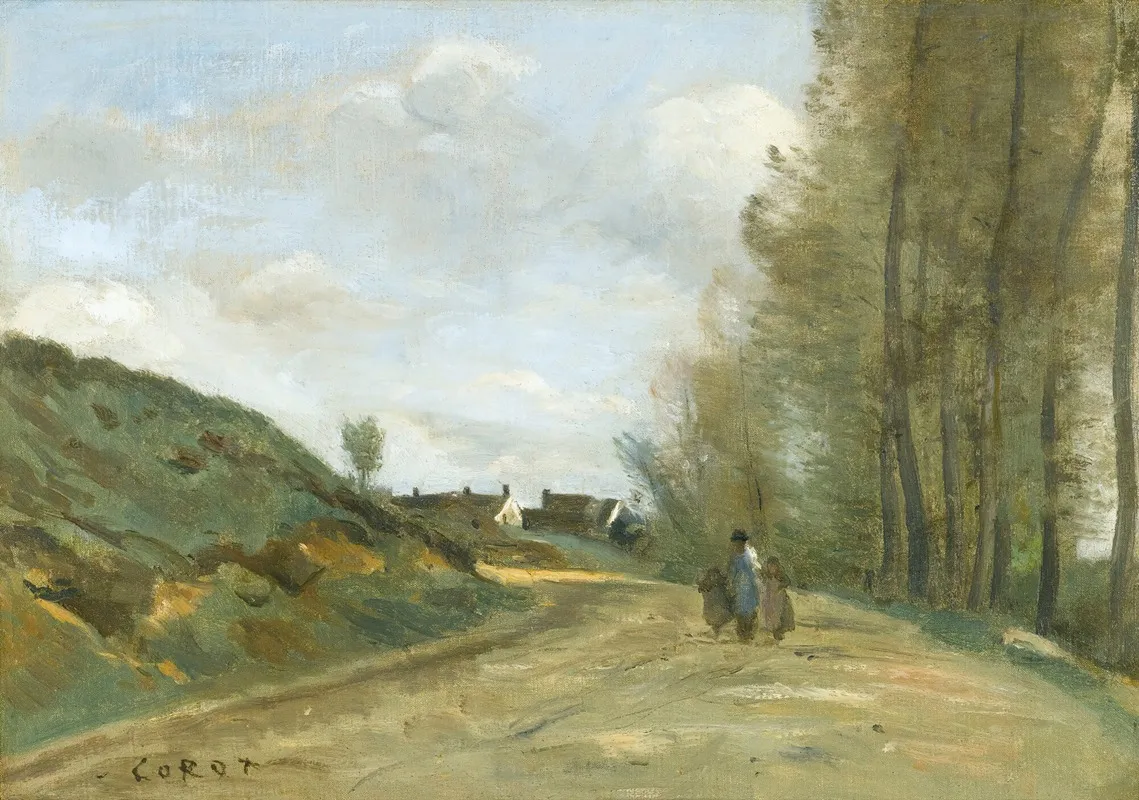 La Route De Gouvieux Pres De Chantilly