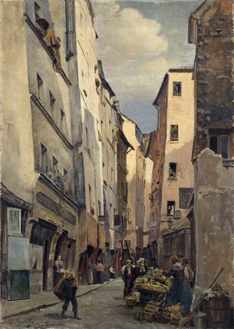 La Rue De Venise En 1893