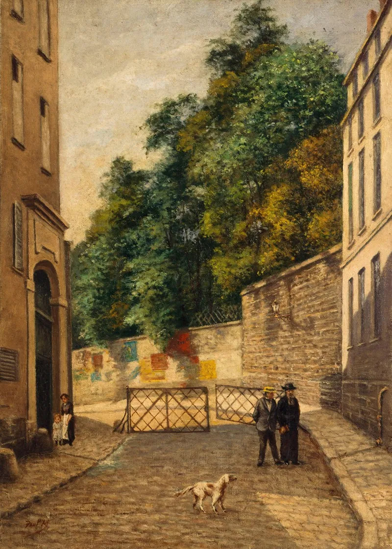 La Rue Rataud 2 Wall Art by Paul Martellière - High-Resolution Digital Print