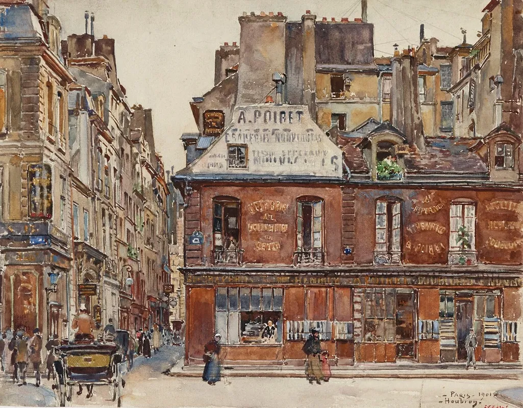 La Rue Sauval Vue De La Rue Saint Honore En 1901 1er Arrondissement