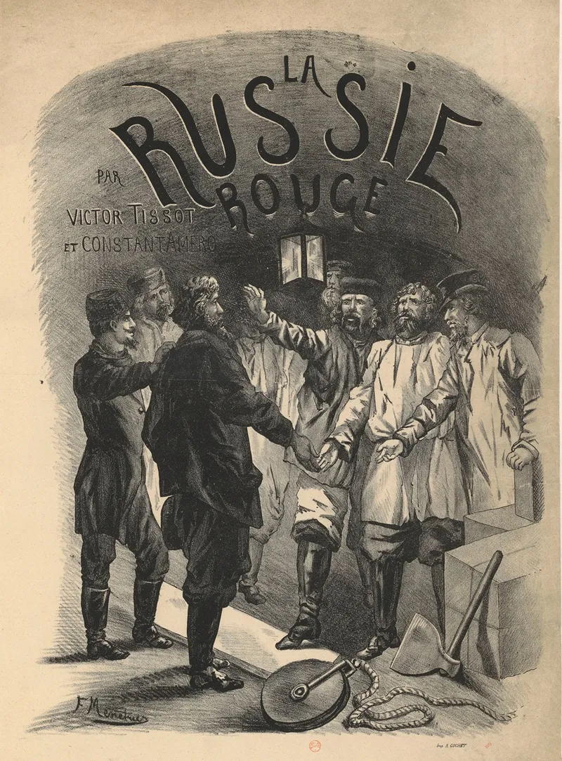La Russie Rouge Wall Art by Ferdinand-Léon Ménétrier - High-Resolution Digital Print
