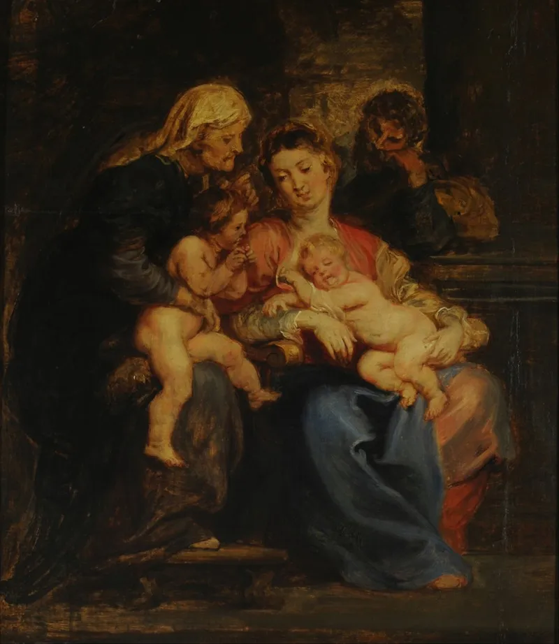 La Sagrada Familia Con Santa Isabel Y San Juan 2