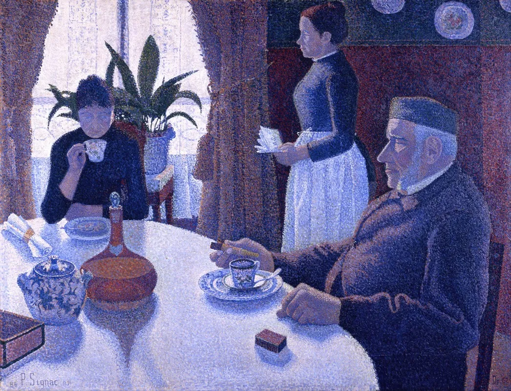 La Salle A Manger Wall Art by Paul Signac - High-Resolution Digital Print