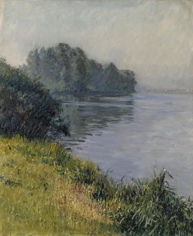 La Seine A Lile Marante Par Temps Brumeux
