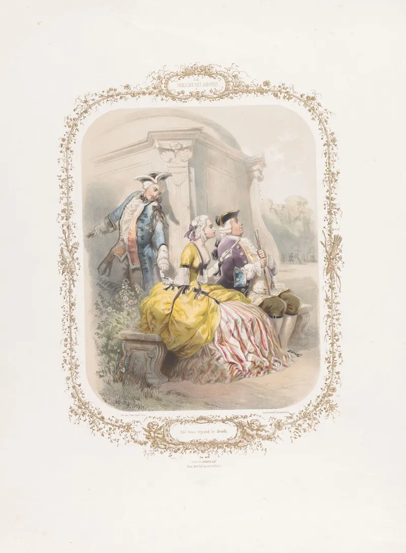 La Semaine Des Amours Wall Art by Ernest Jaime - High-Resolution Digital Print