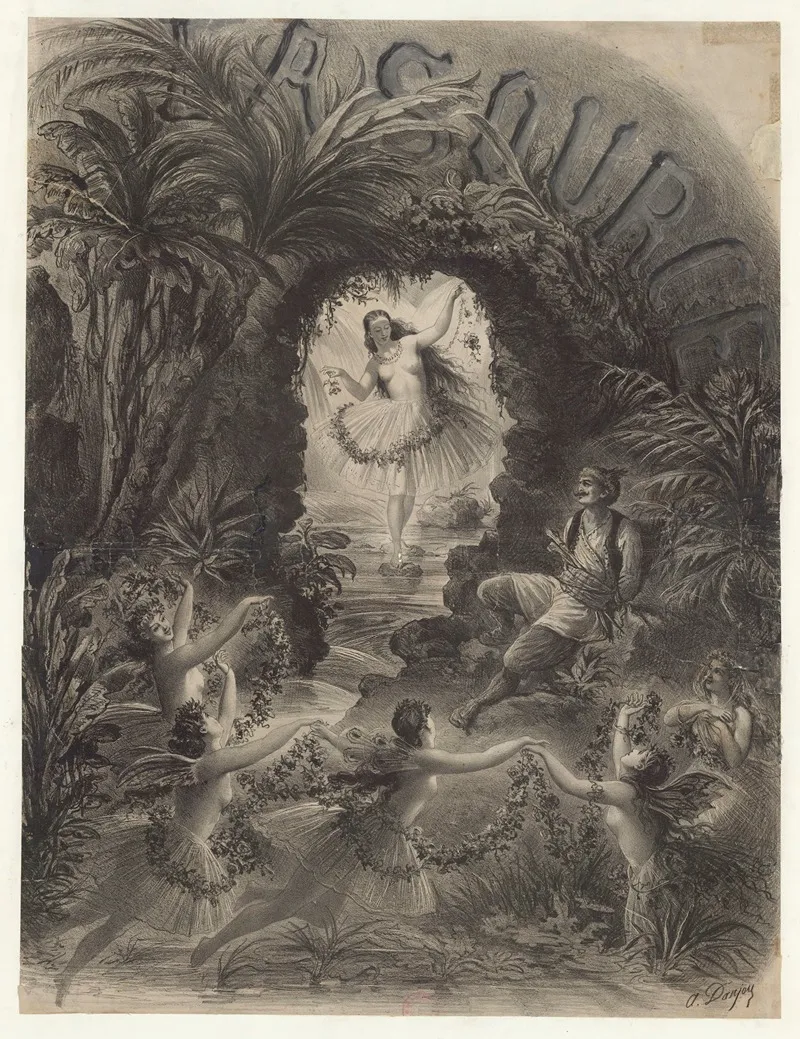 La Source 11 Wall Art by Henri-Alfred Darjou - High-Resolution Digital Print