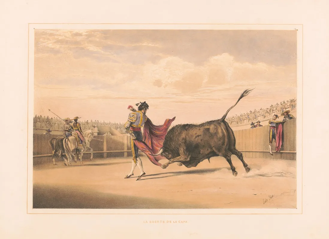 La Suerte De La Capa Wall Art by William Henry Lake Price - High-Resolution Digital Print