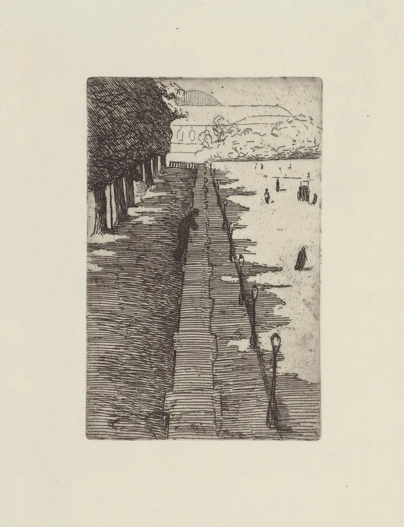 La Terrasse 2 Wall Art by Félix Vallotton - Canvas Print