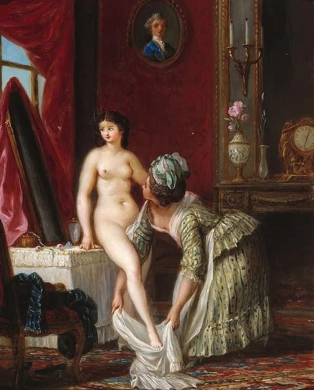 La Toilette Wall Art by Nicolas-René Jollain - High-Resolution Digital Print