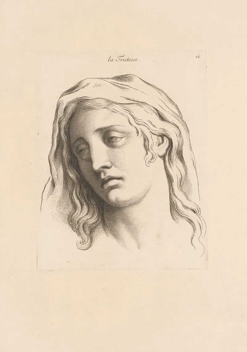 La Tristesse Wall Art by Jean Audran - High-Resolution Digital Print