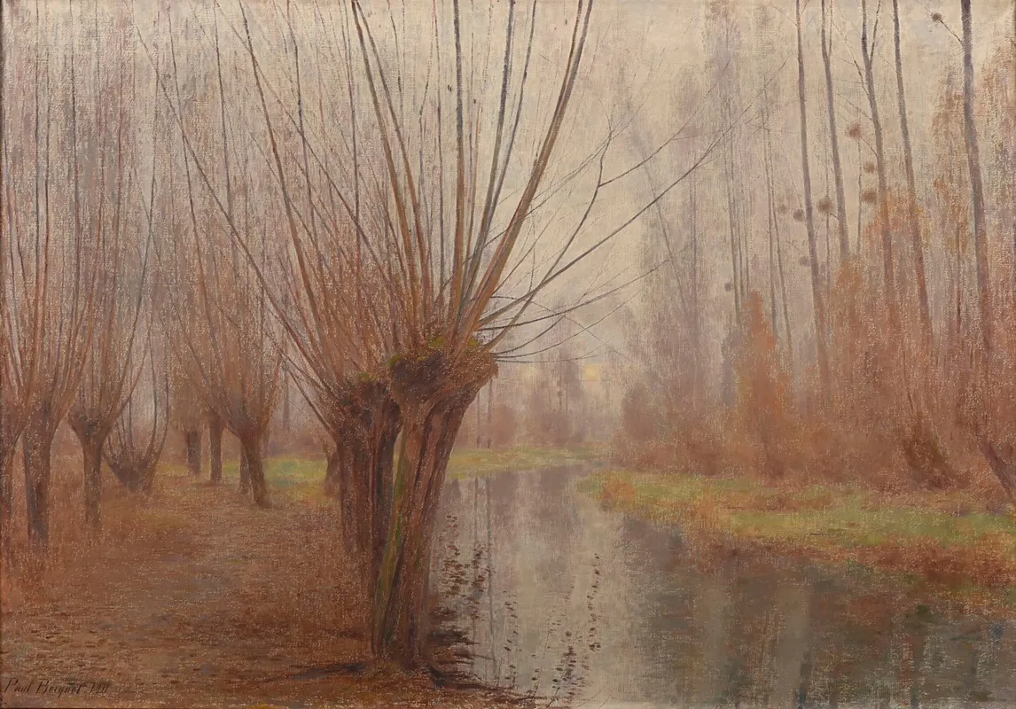 La Vesle En Novembre A Jonchery Sur Vesle Wall Art by Paul Bocquet - High-Resolution Digital Print