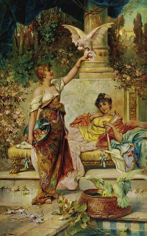 La Vie Extraordinaire Wall Art by Hans Zatzka - High-Resolution Digital Print