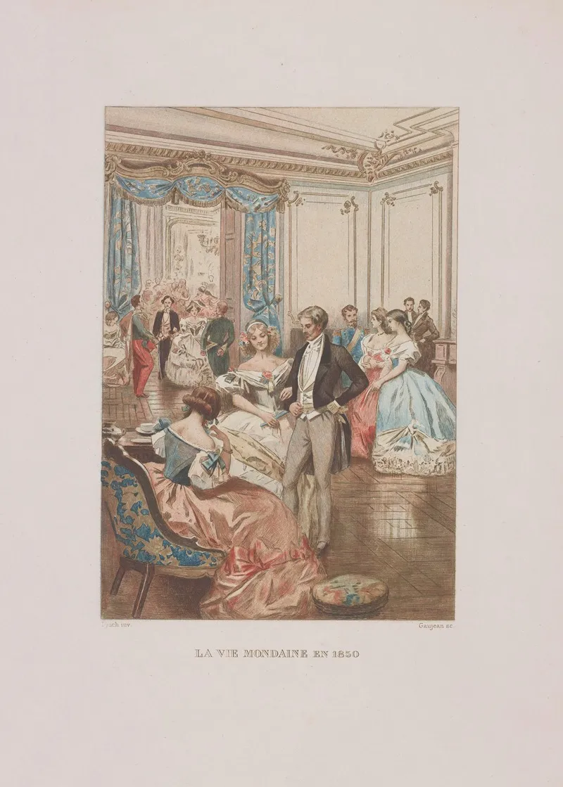 La Vie Mondaine En 1850
