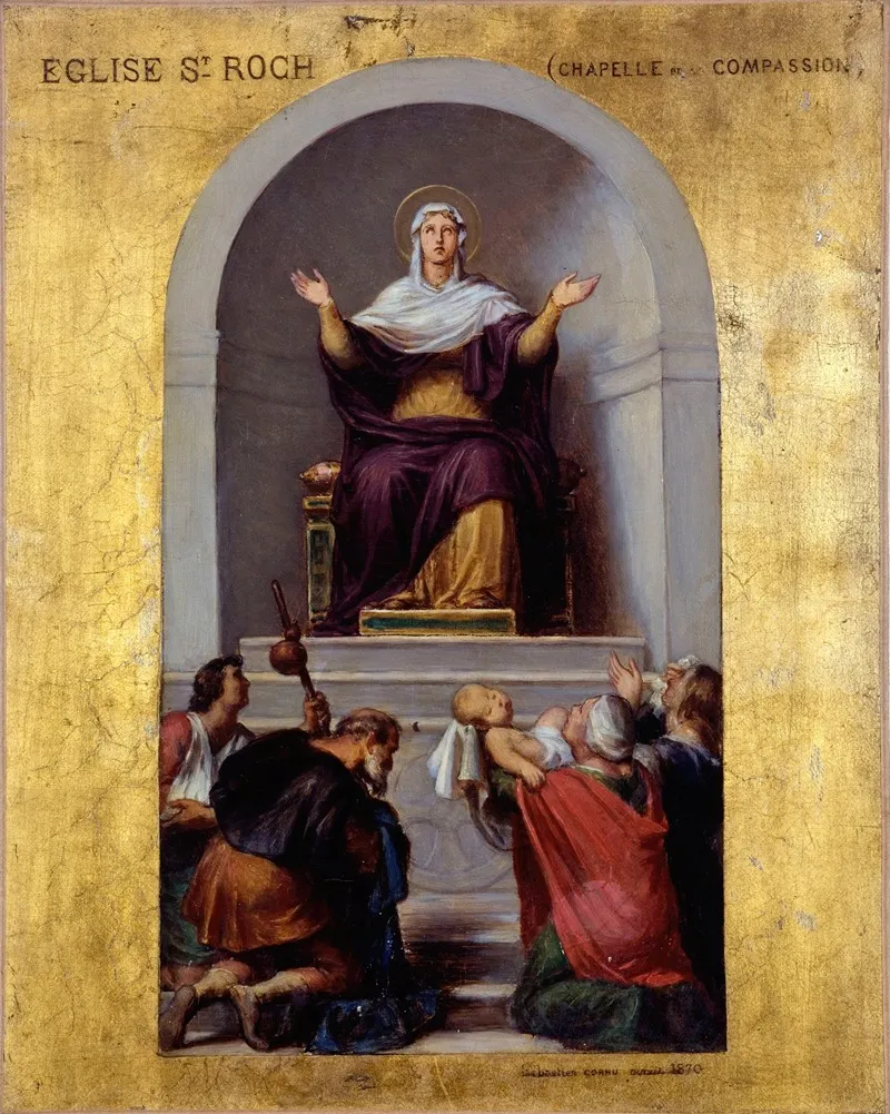 La Vierge Consolatrice 2 Wall Art by Sébastien Melchior Cornu - High-Resolution Digital Print