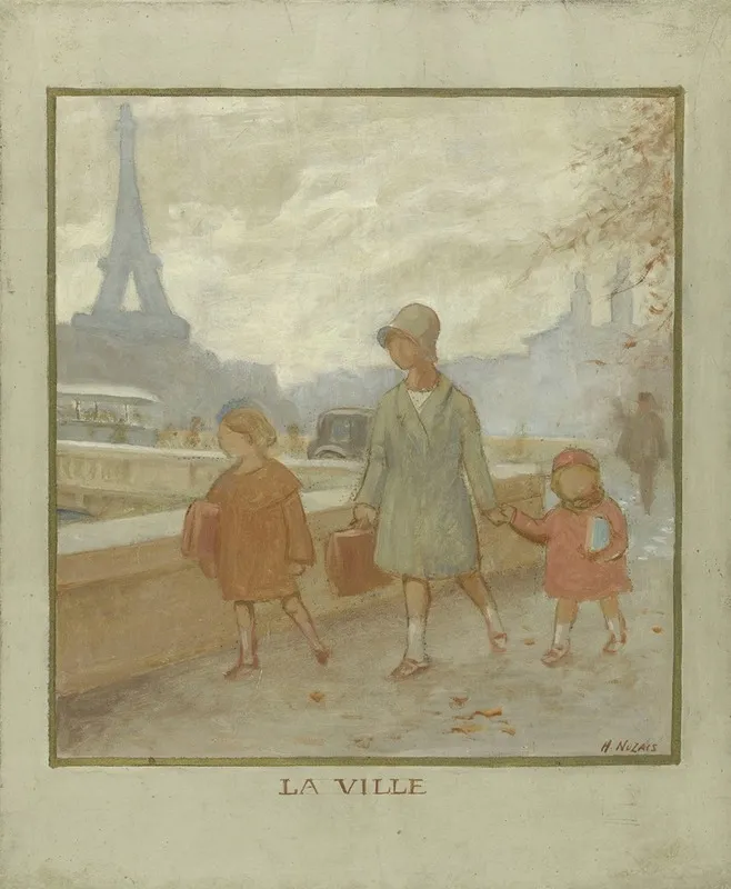 La Ville Wall Art by Henri Nozais - High-Resolution Digital Print
