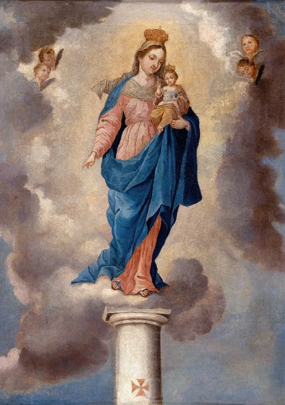La Virgen Del Pilar Wall Art by José Campeche y Jordán - High-Resolution Digital Print