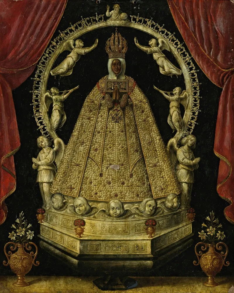 La Virgen Del Sagrario De Toledo Wall Art by South American School - High-Resolution Digital Print