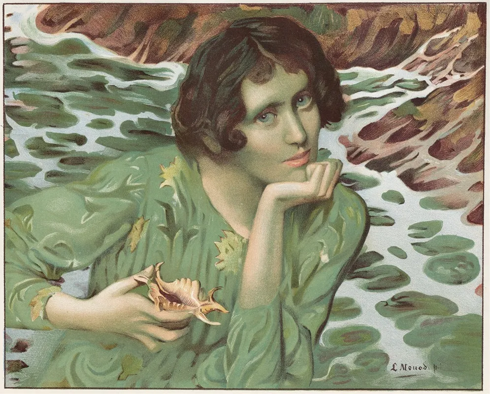 La Voix Des Sources Wall Art by Lucien-Hector Monod - High-Resolution Digital Print