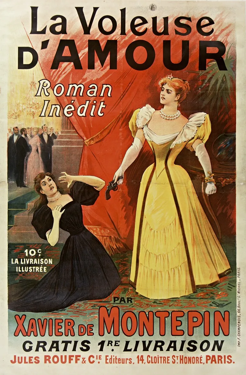 La Voleuse Damour Roman Inedit Par Xavier De Montepin 10c La Livraison Wall Art by Anonymous - High-Resolution Digital Print