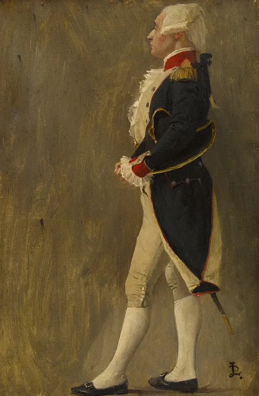 La Voute Dacier Silhouette Du Marquis De Lafayette