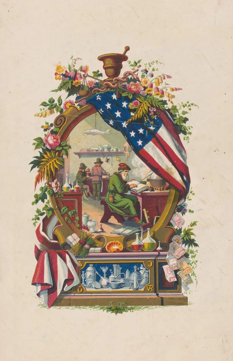 Label For Druggist Wall Art by Peter S. Duval - High-Resolution Digital Print