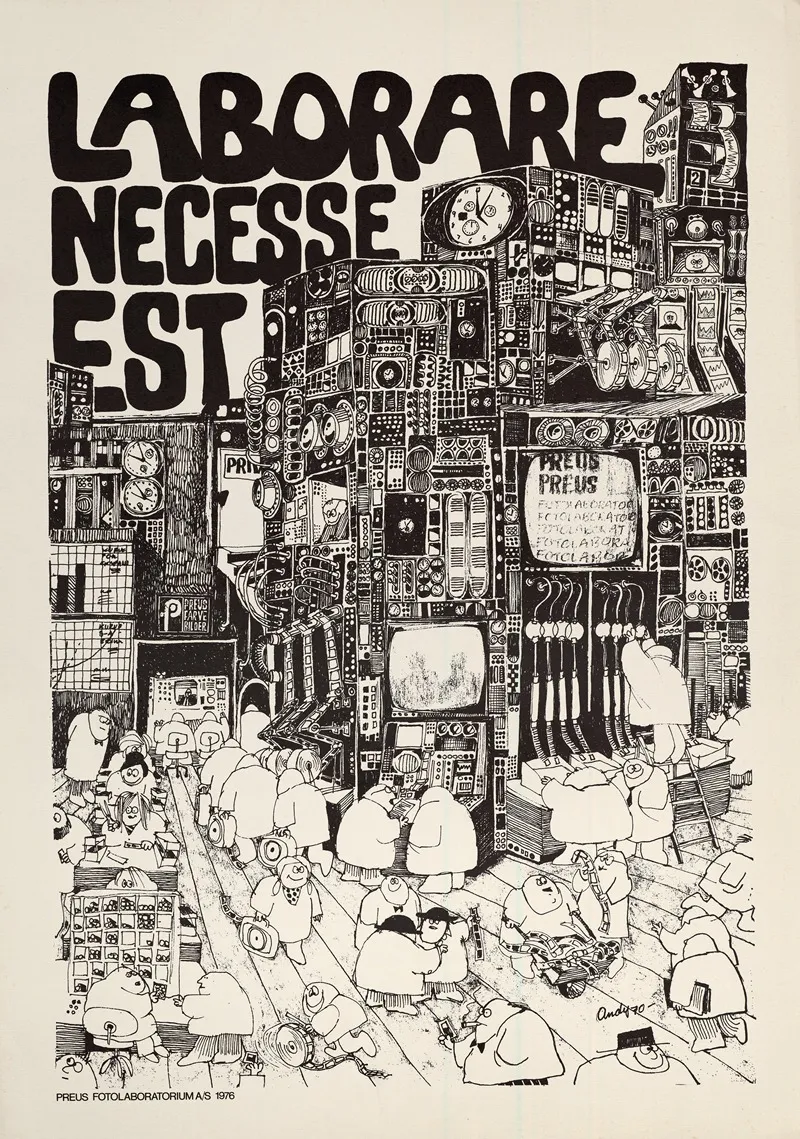 Laborare Necesse Est Wall Art by Preus fotolaboratorium - High-Resolution Digital Print