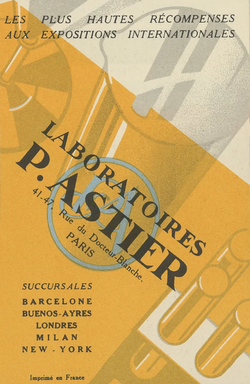 Laboratoires P Astier 2 Wall Art by Laboratoires du docteur P. Astier - High-Resolution Digital Print