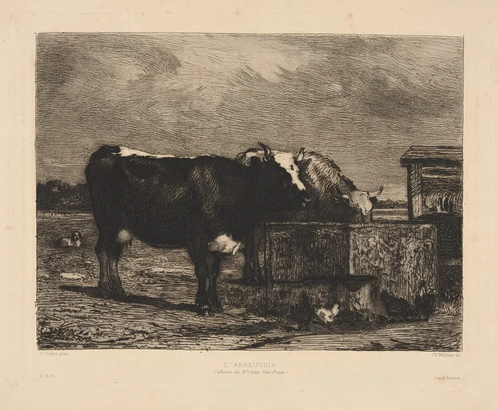 Labreuvoir The Trough Wall Art by Charles Albert Waltner - High-Resolution Digital Print