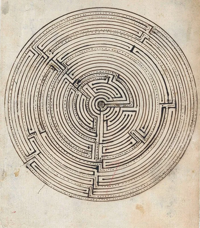 Labyrinth Wall Art by Jan Brandes - High-Resolution Digital Print