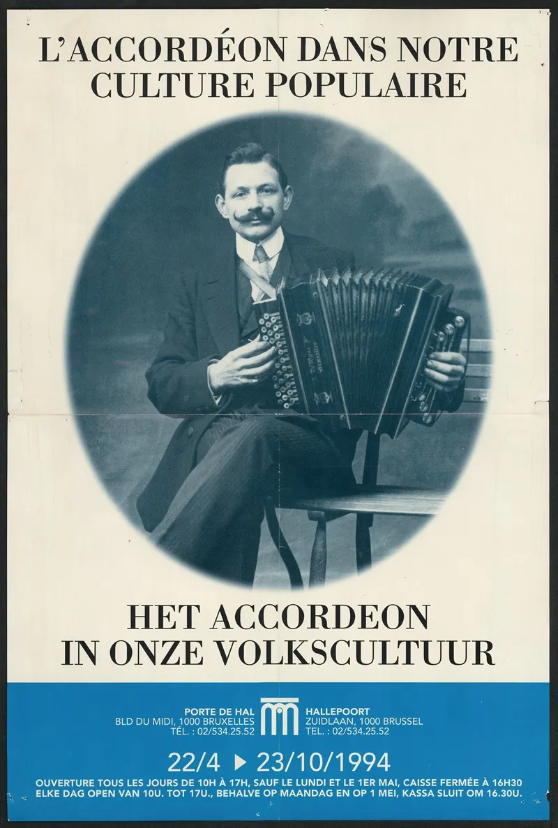 Laccordeon Dans Notre Culture Populairhet Accordeon In Onze Volkscultuur Wall Art by Muziekinstrumentenmuseum - High-Resolution Digital Print