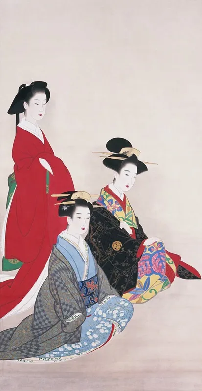 Ladies Of The Warrior Class Wall Art by Yamaguchi Soken - High-Resolution Digital Print