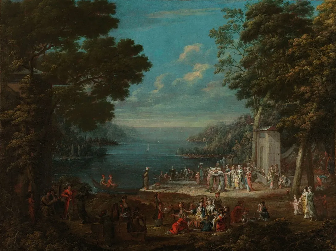 Ladies Outing At Hunkar Iskelesi Along The Bosporus