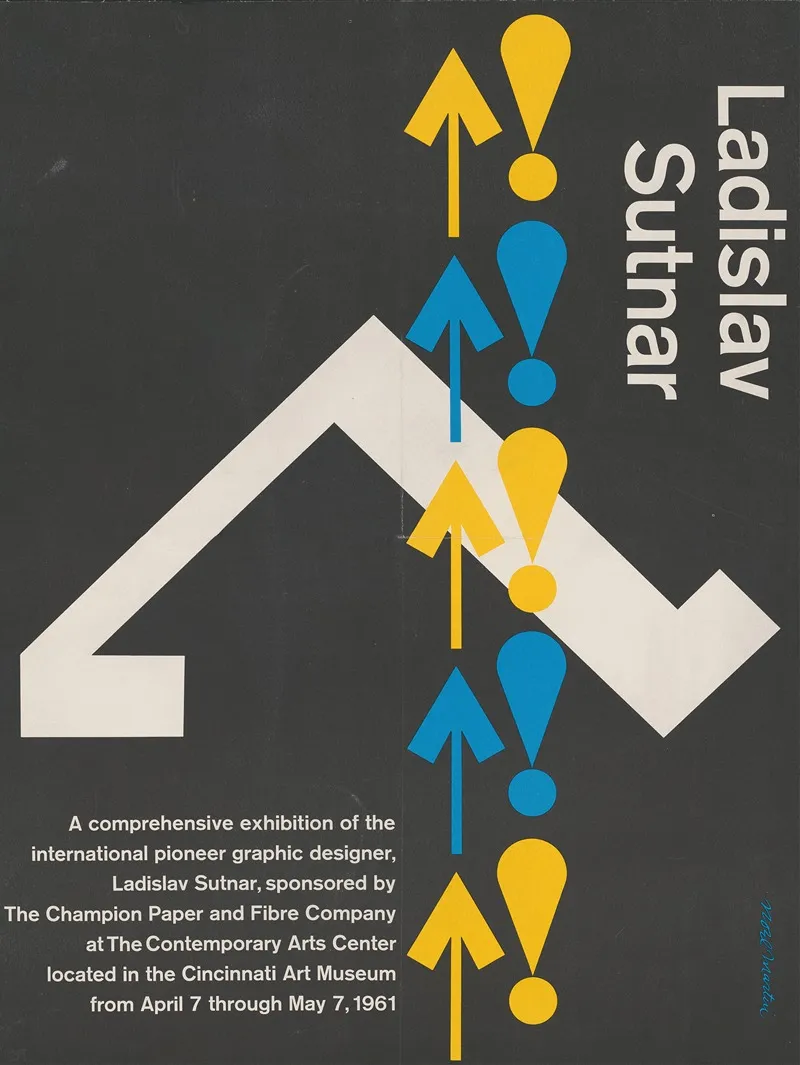 Ladislav Sutnar A Comprehensive Exhibition Of The International Pioneer Graphic Designer Wall Art by Noel Martin - High-Resolution Digital Print