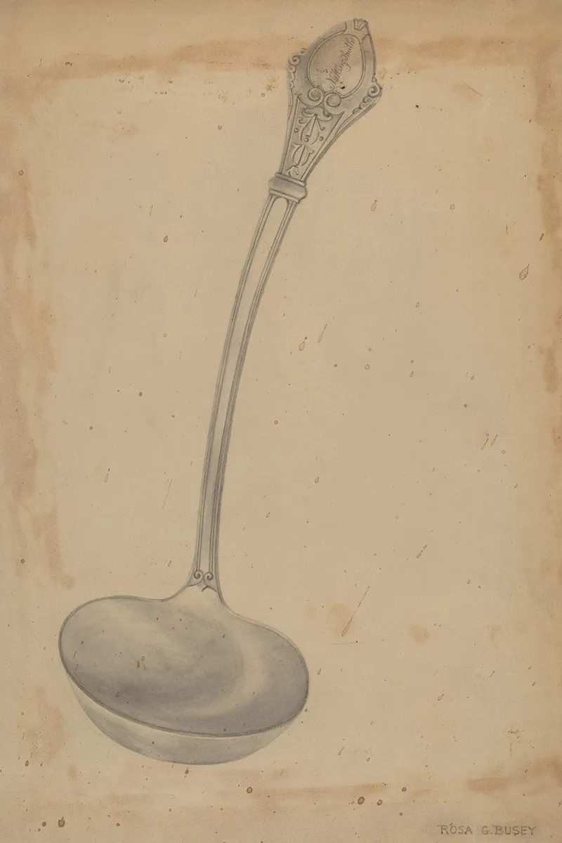 Ladle 8 Wall Art by Rosa G. Busey - High-Resolution Digital Print