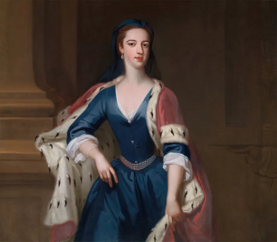Lady Anne Cavendish Wall Art by Jonathan Richardson the Elder - High-Resolution Digital Print