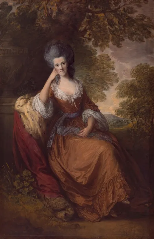 Lady Anne Hamilton Wall Art by Thomas Gainsborough - High-Resolution Digital Print