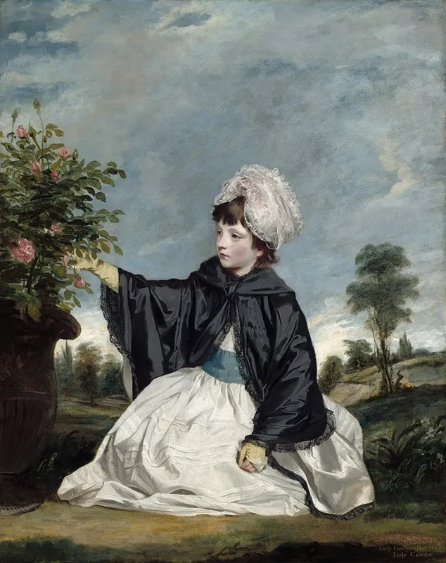 Lady Caroline Howard Wall Art by Sir Joshua Reynolds - High-Resolution Digital Print