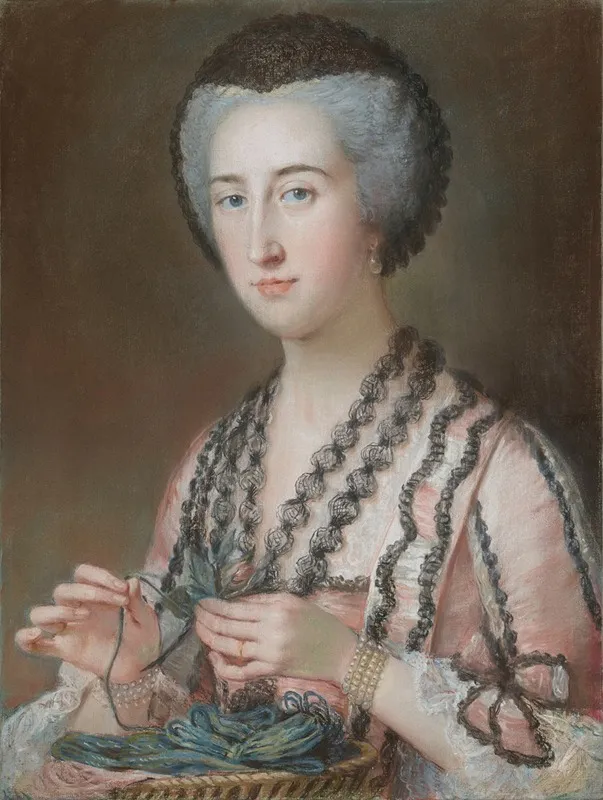 Lady Dungarvan Countess Of Ailesbury Nee Susannah Hoare Wall Art by Mary Hoare - High-Resolution Digital Print