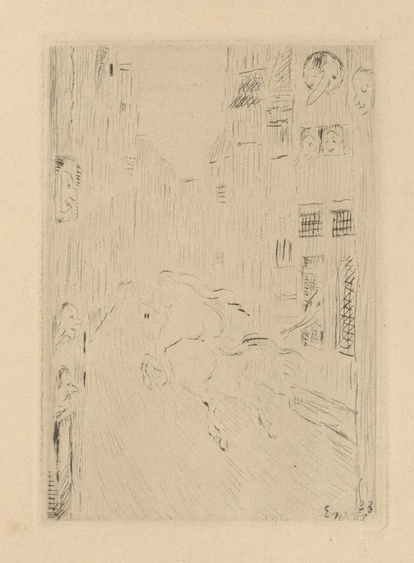 Lady Godiva 5 Wall Art by James Ensor - High-Resolution Digital Print