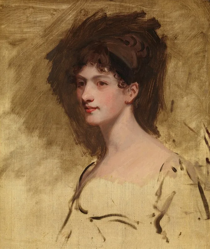 Lady Hester King Wall Art by John Hoppner - High-Resolution Digital Print