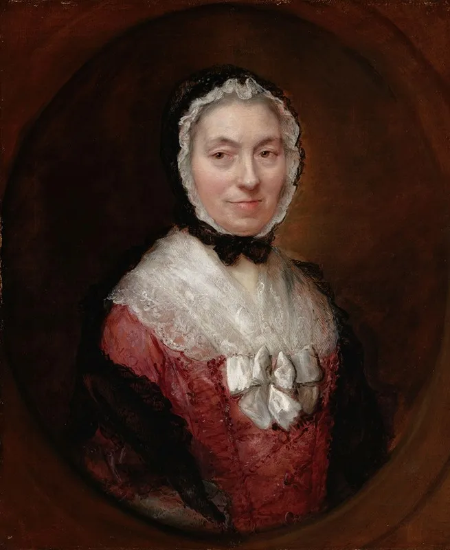 Lady In A Mob Cap Wall Art by Thomas Gainsborough - High-Resolution Digital Print