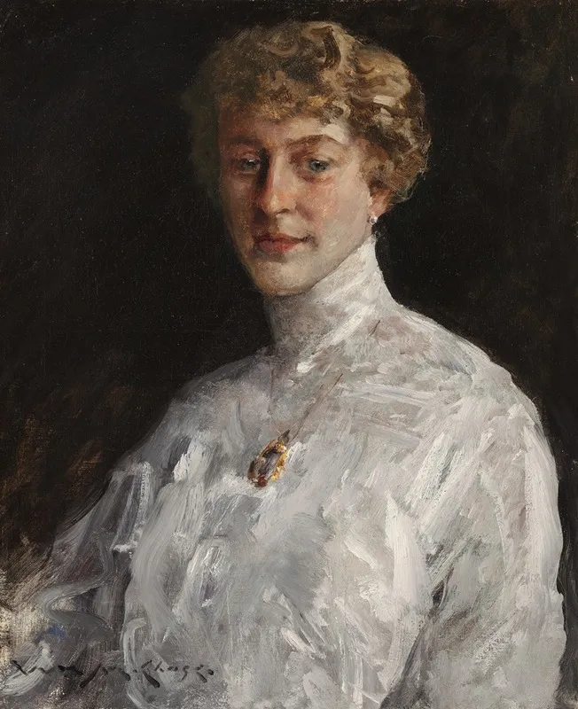 Lady In A White Blouse